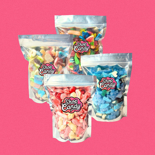 4kg: Fizzy, Jelly, Pink & Blue
