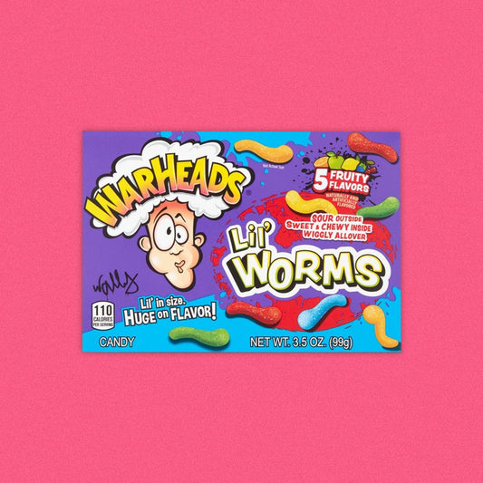 Warheads Lil Worms Theatre Box (114g)