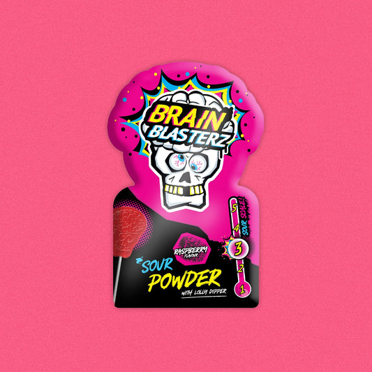 Brain Blasterz Sour Powder with Lolly Dipper