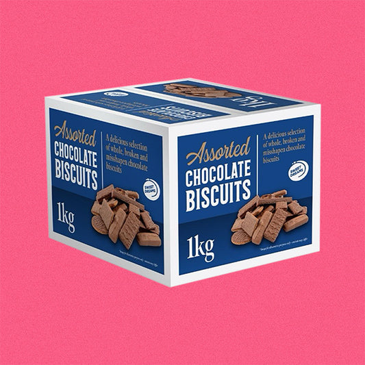 Assorted Chocolate Biscuits Box - 1kg