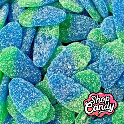 Fizzy Blue Raspberries - 1kg